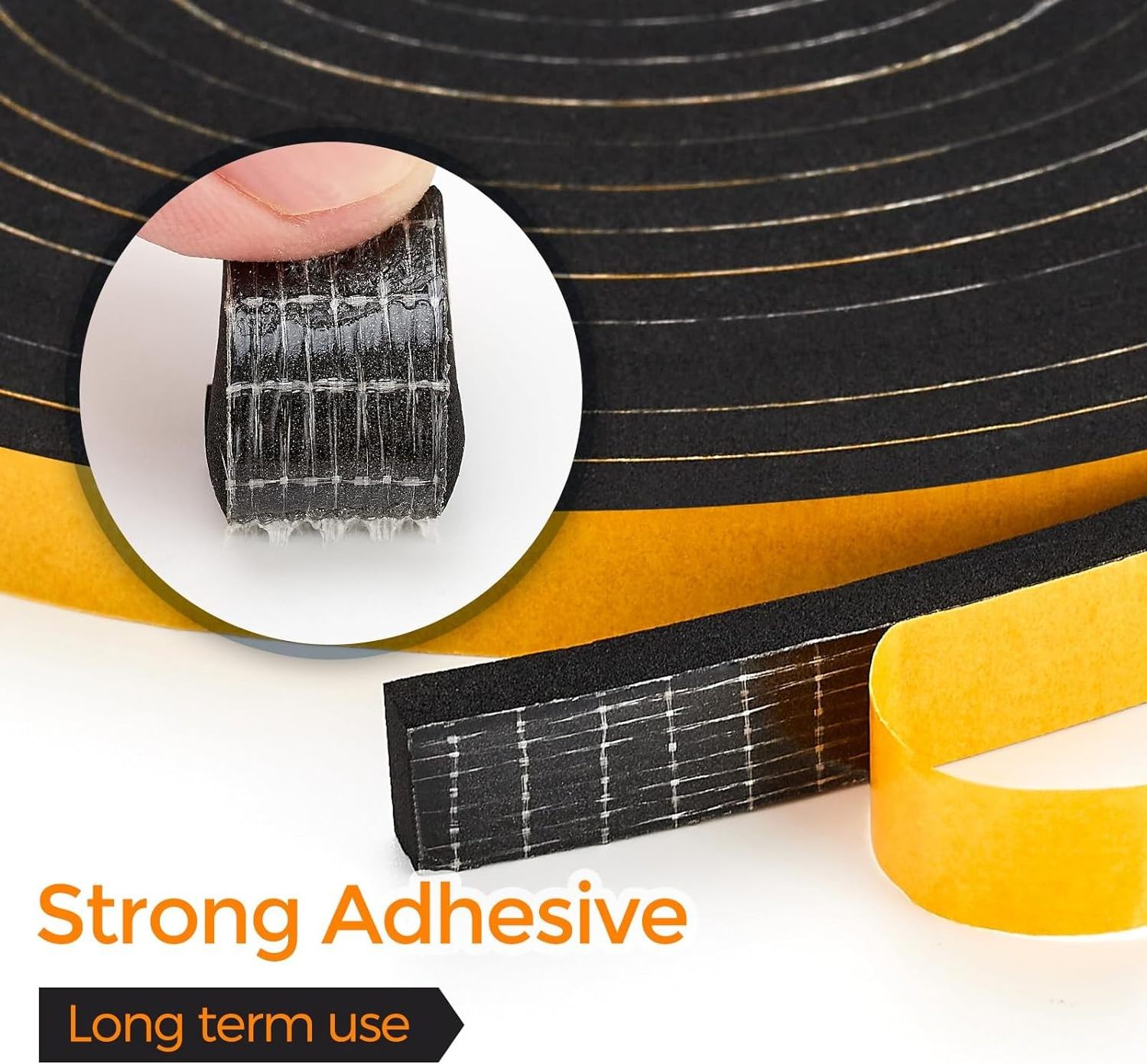 Car door seal soundproof Weather Stripping Door Seal Strip Strong Adhesive, Lightproof, Soundproof, Weatherproof Foam Tape