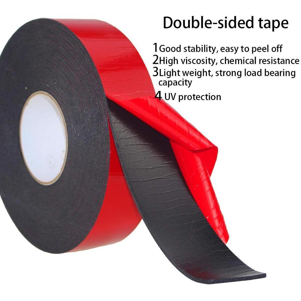 PE Foam Double-Sided Adhesive Tape -Outdoor and Indoor Super Strong Foam Seal Strip for Automotive Mounting