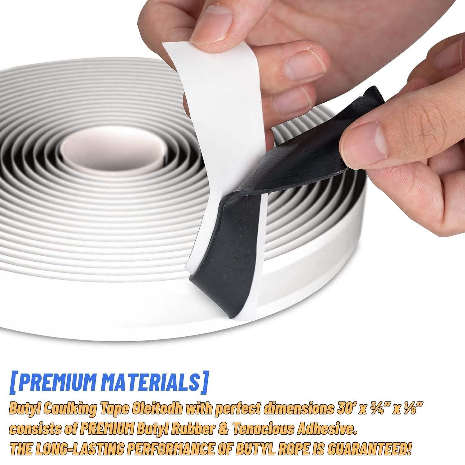 Seal tape Tight Seal for Leak Proof EPDM RV Repair Window Glass Boat Sealing Roof Pipe Patching