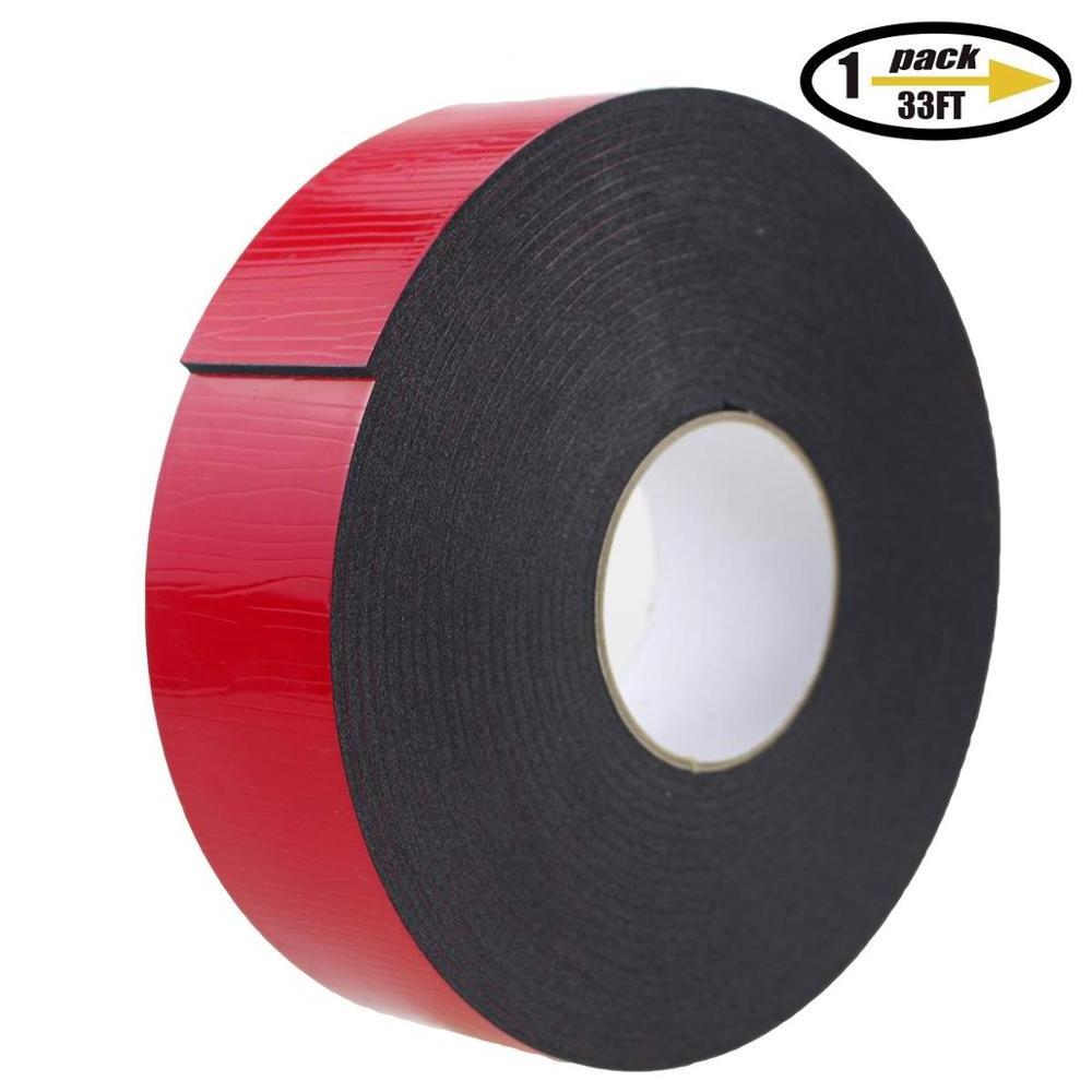 PE Foam Double-Sided Adhesive Tape -Outdoor and Indoor Super Strong Foam Seal Strip for Automotive Mounting