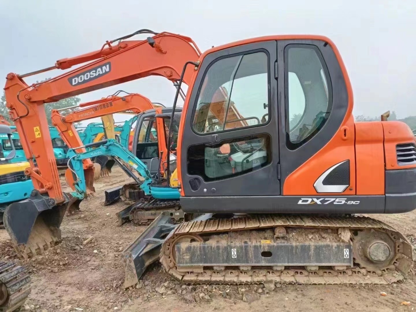 8ton used excavator doosan DX75 9C mini excavator price used doosan80