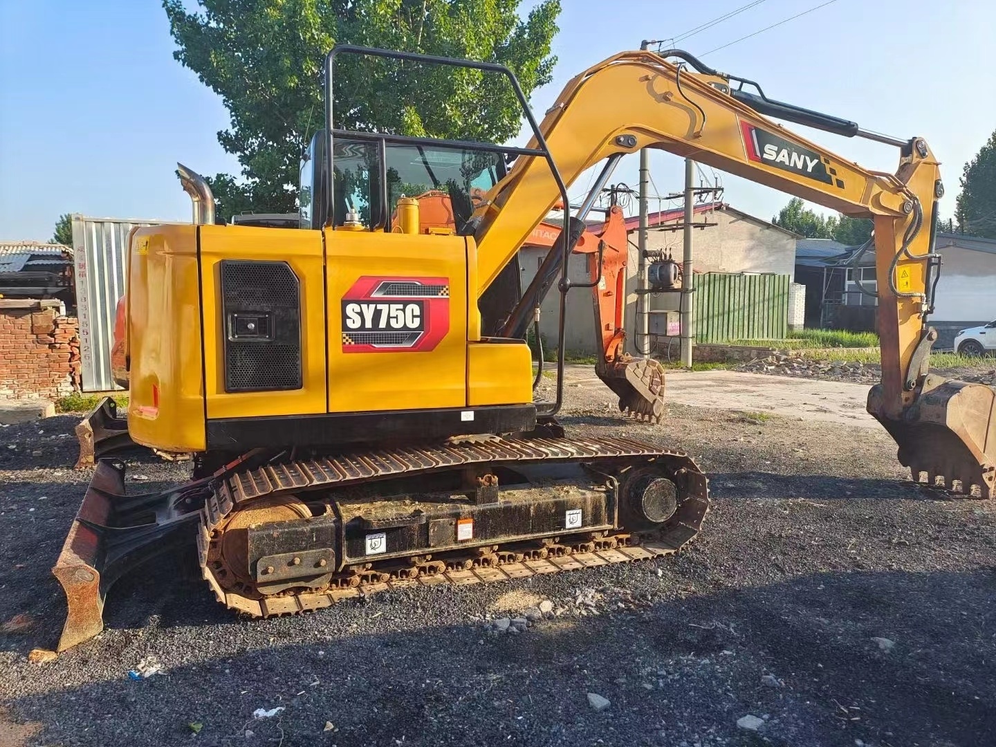 7.5 tons of Chinese-made SANY75C SANY SY75C mini excavator for sale