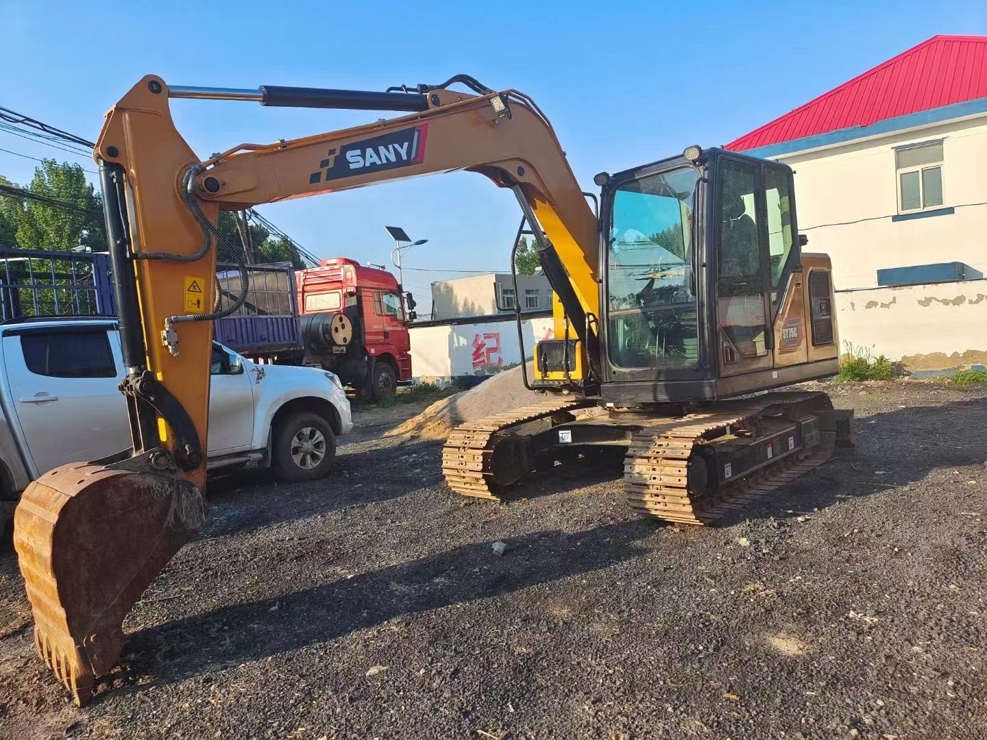 7.5 tons of Chinese-made SANY75C SANY SY75C mini excavator for sale