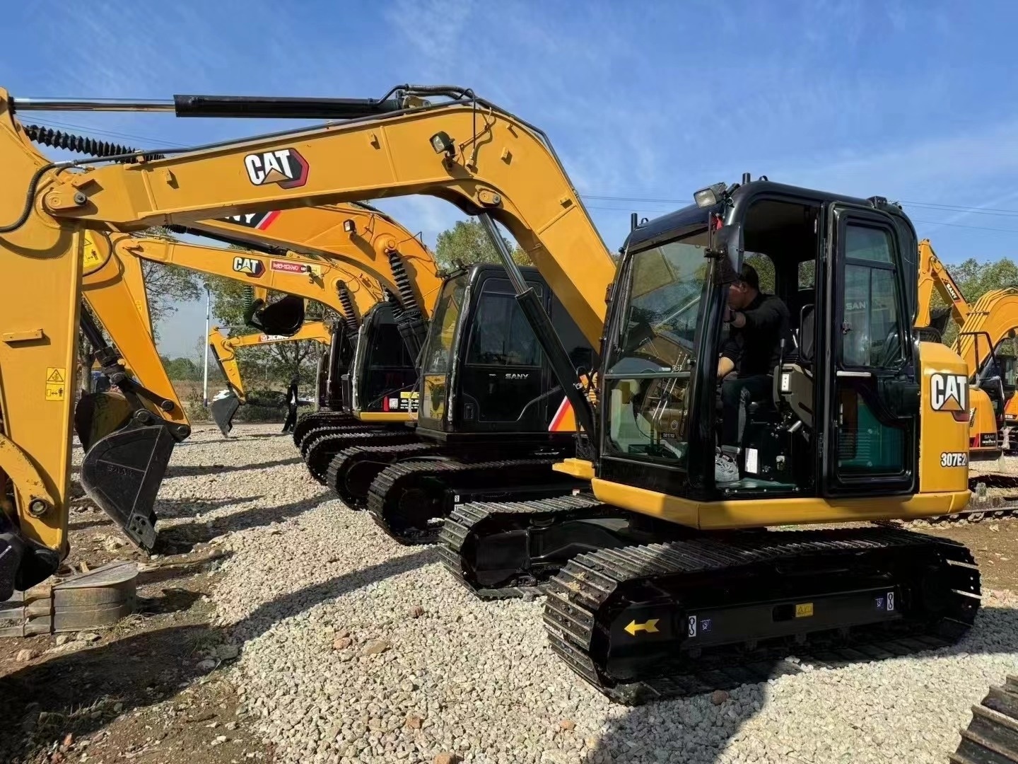 hot sale Original  used mini excavator CAT307E2 / cat 307 hydraulic crawler excavator Caterpillar cat307/CAT307D