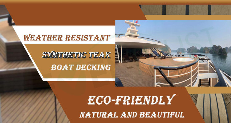 anti insect manufacturer synthetic pvc teak decking for boat flooring