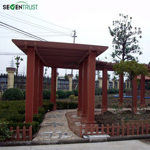 ECO wooden plastic composite wpc gazebo pavilion