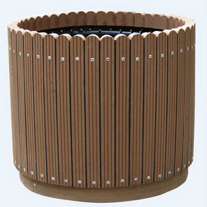 WPC Flower Box Wood Plastic Composite Planter Waterproof And Termite Proof Flower Box