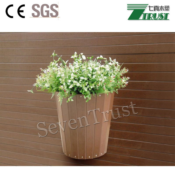 WPC Flower Box Wood Plastic Composite Planter Waterproof And Termite Proof Flower Box