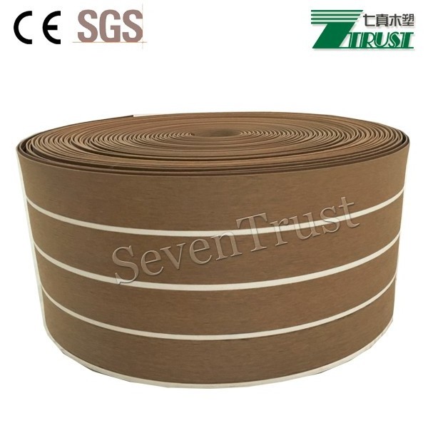 anti insect manufacturer synthetic pvc teak decking for boat flooring