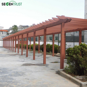 Garden wood plastic composite outdoor designs wpc pergola