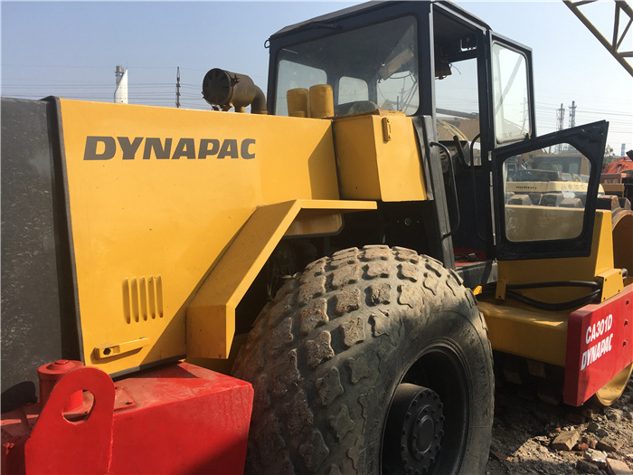 used road roller DYNAPAC CA301D in good condition at the lowest cost with the low oil consumption made in Sweden