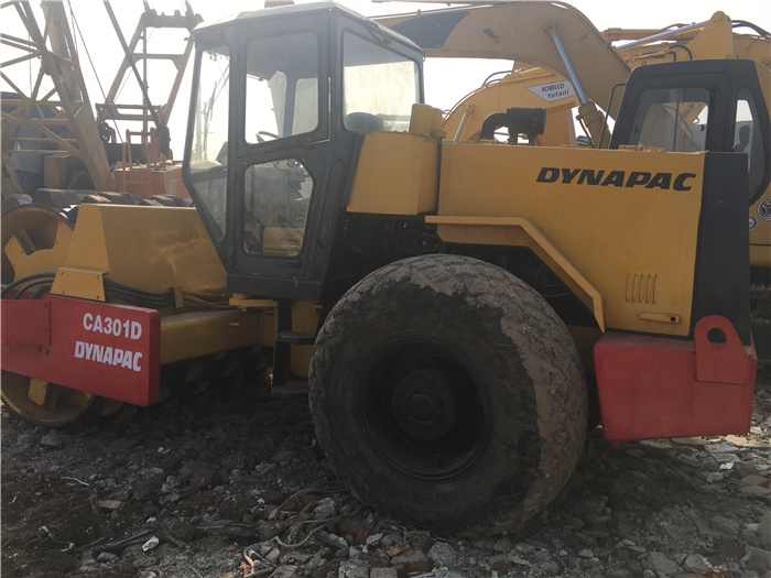 used road roller DYNAPAC CA301D in good condition at the lowest cost with the low oil consumption made in Sweden