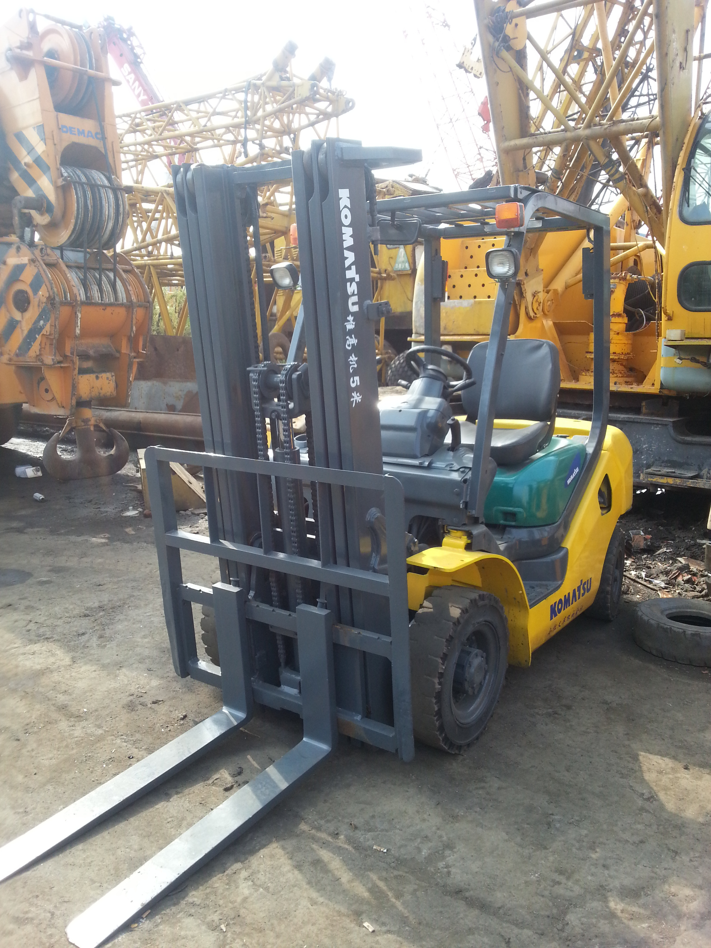 Hot sale 3 tons good condition Komatsu 3 tons diesel forklift for sale at low price Komatsu FD30T used forklift for sale,