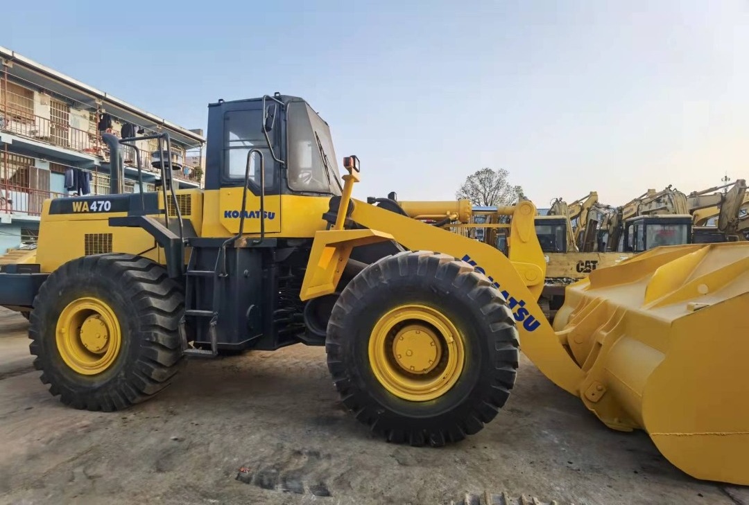 New high-quality WA470  at the cheapest price, mini slide loader, wheel loader earth mover