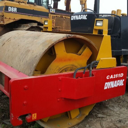 used road roller DYNAPAC CA251D in good condition at the lowest cost with the low oil consumption made in Sweden