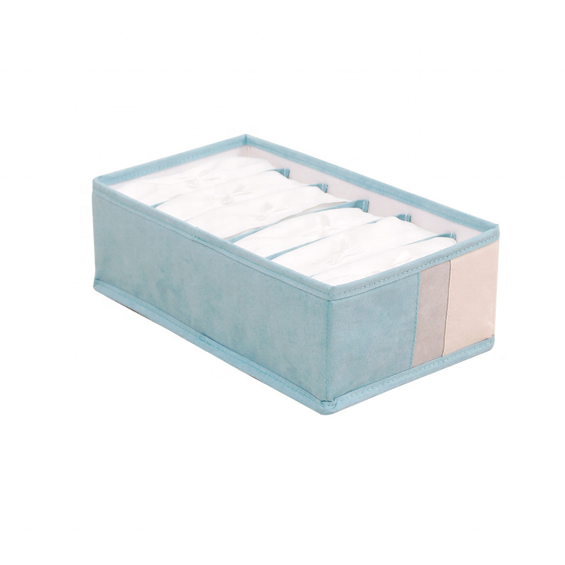 Wardrobe Fabric Boxes Foldable and Stackable Storage Closet Clothes Storage with Dividers