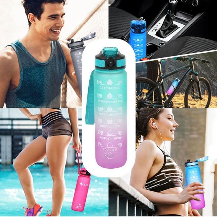 bottle thermos Custom Logo gym Double Wall Metal Stainless Steel sport Equipped smart water bottle termos bulk 1000ml 500ml