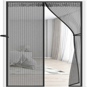 high quality anti-mosquito door screen reinforced fiberglass mesh curtain front door screen