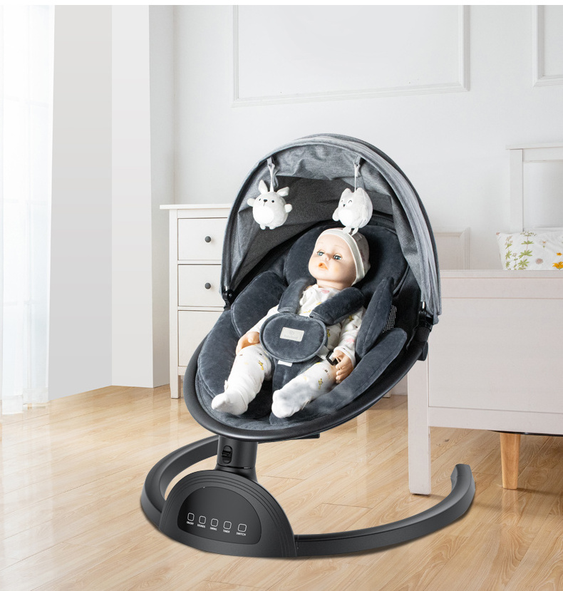 The latest multi-function high-quality baby chair Cradle folding safety swing available in stock baby electric swing