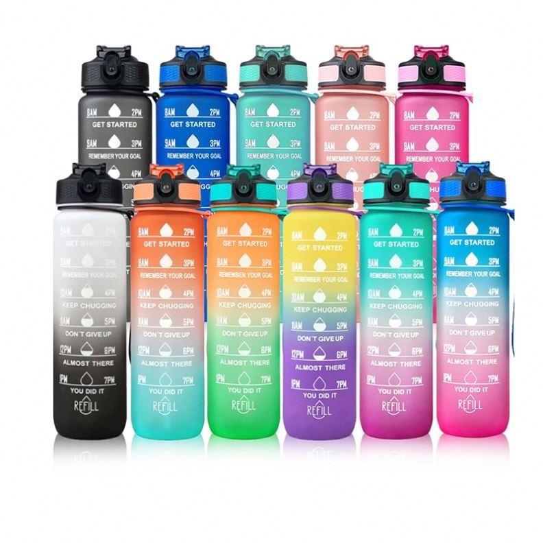 Tritan Alkaline KOBES 1000ml Tritan Plastic Water Bottle Kangen Water Bottle 1L