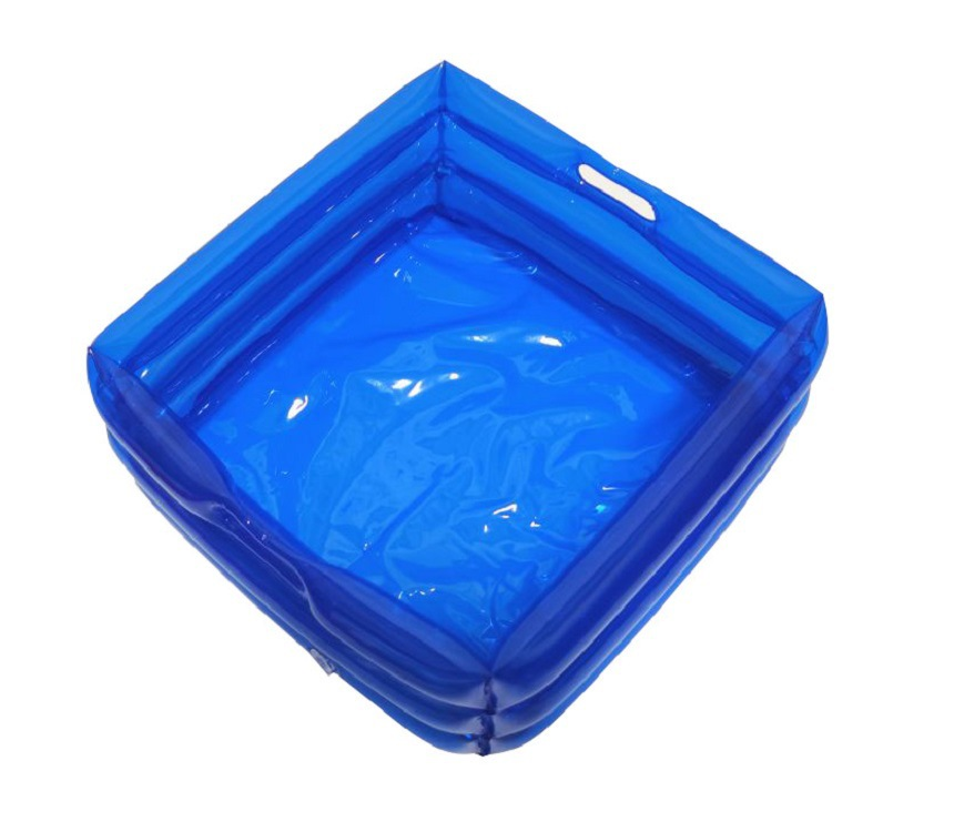 PVC Inflatable Pedicure Pool durable plastic blow up foot bath tub