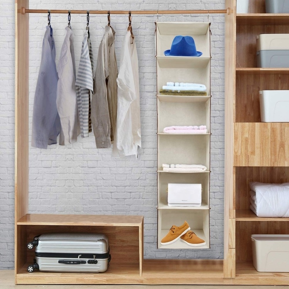 Hanging Storage with 5 Shelves Wardrobe Closet Organizer