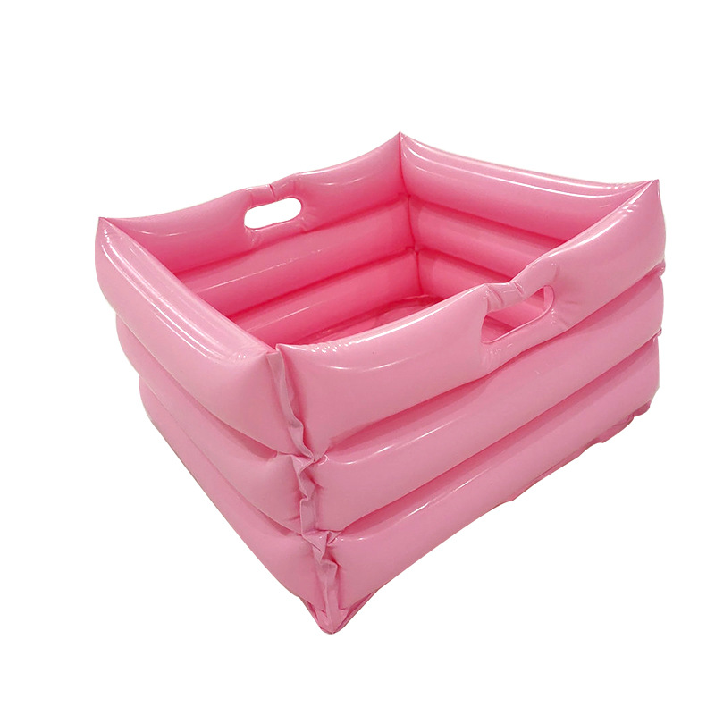 PVC Inflatable Pedicure Pool durable plastic blow up foot bath tub