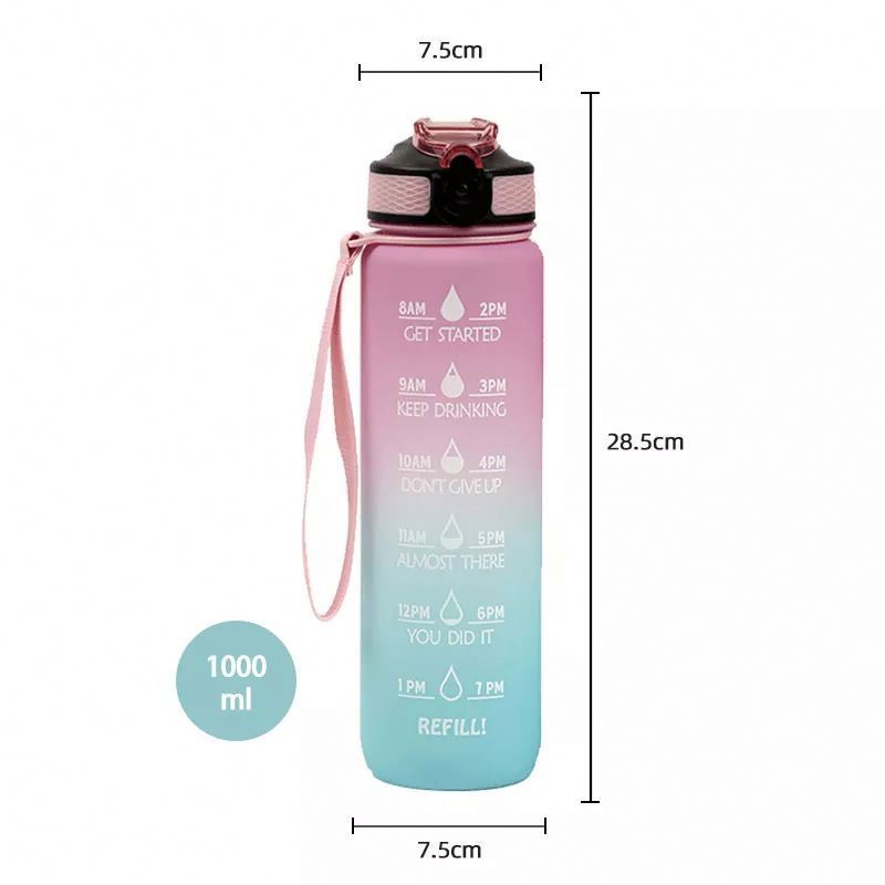 Tritan Alkaline KOBES 1000ml Tritan Plastic Water Bottle Kangen Water Bottle 1L