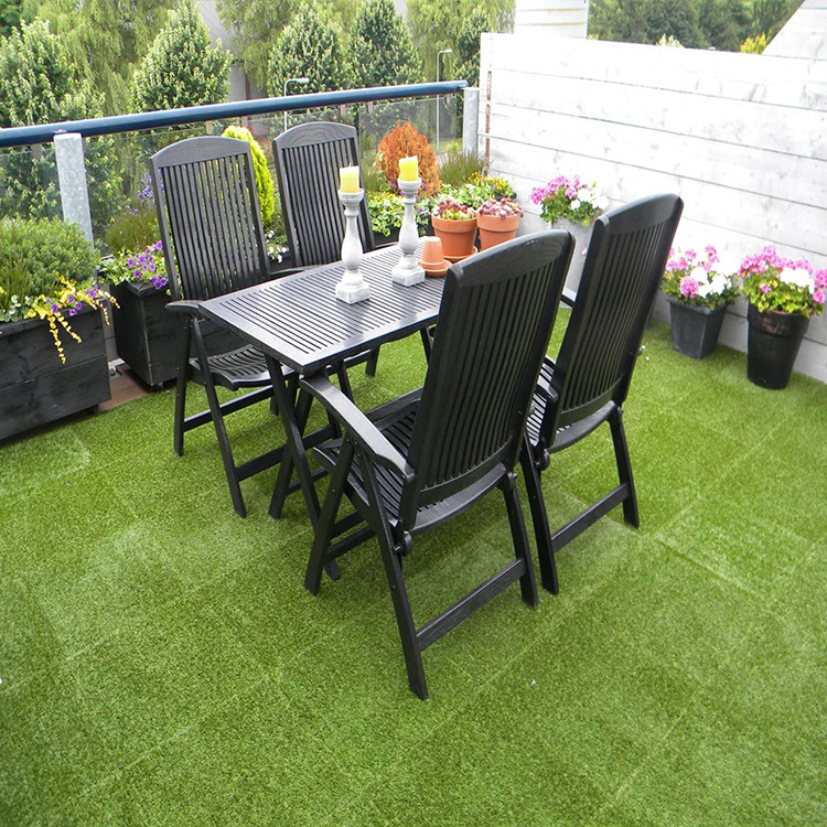 Interlocking Tiles Soft Carpet Grass Turf Multipurpose Fake Flooring Patio Playrooms turf artificial grass