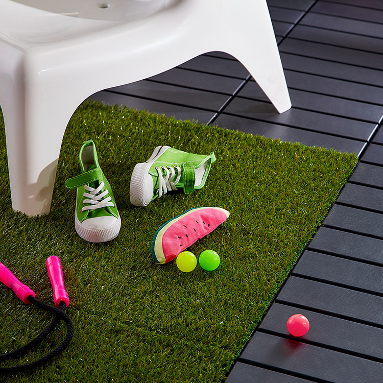 Interlocking Tiles Soft Carpet Grass Turf Multipurpose Fake Flooring Patio Playrooms turf artificial grass