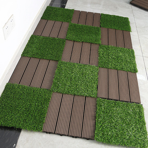 Interlocking Tiles Soft Carpet Grass Turf Multipurpose Fake Flooring Patio Playrooms turf artificial grass