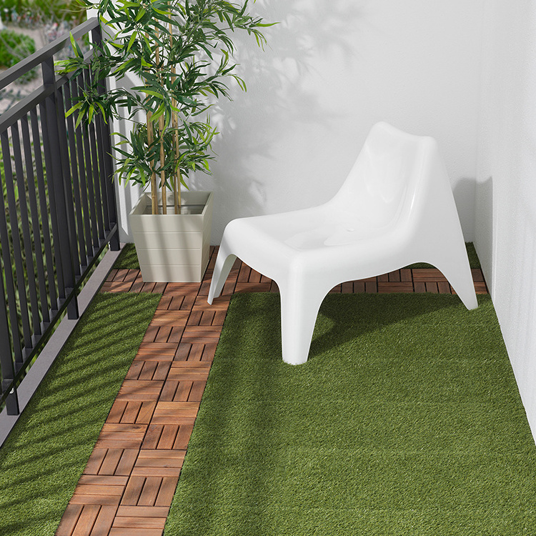 Interlocking Tiles Soft Carpet Grass Turf Multipurpose Fake Flooring Patio Playrooms turf artificial grass