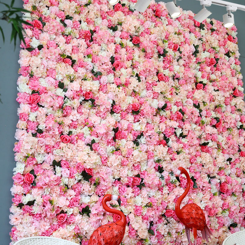 garland arragements silk  peony flower wall artificial flower plants white flower panel for wedding backdrop