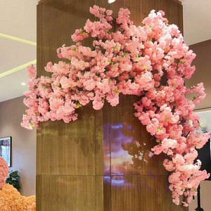 stage backdrop decoration cherry blossom tree for wedding decoration centerpiece cherry blossom tree artificial