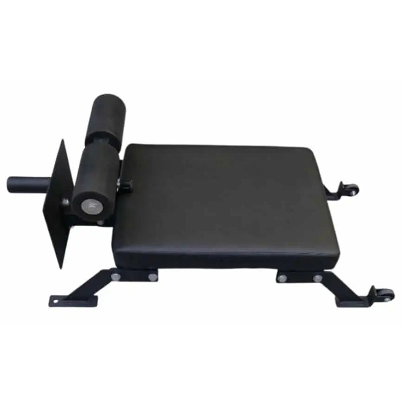 MKAS Mini Workout Glute Bench With Transport Wheels Nordic Hamstring Curl Small Bench Nordic Curl Bench