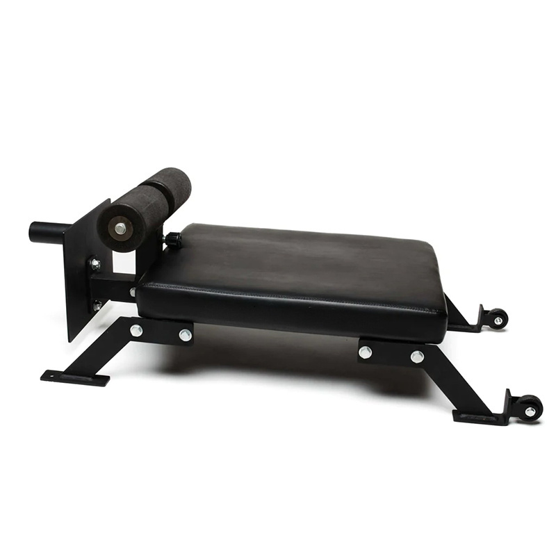 MKAS Mini Workout Glute Bench With Transport Wheels Nordic Hamstring Curl Small Bench Nordic Curl Bench