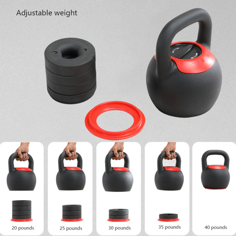 MKAS Custom Made Kettlebell 16Kg 20Kg 25Lbs Wholesale Cast Iron Kettle Bells Set Adjustable Competition Kettlebells