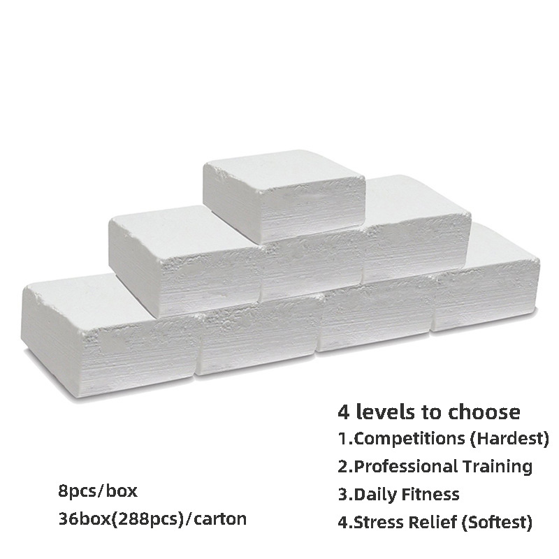 MKAS  Four Grade Professional Soft Climbing Gym Chalk Asmr Chunks Block Manufacturer Gym Chalk