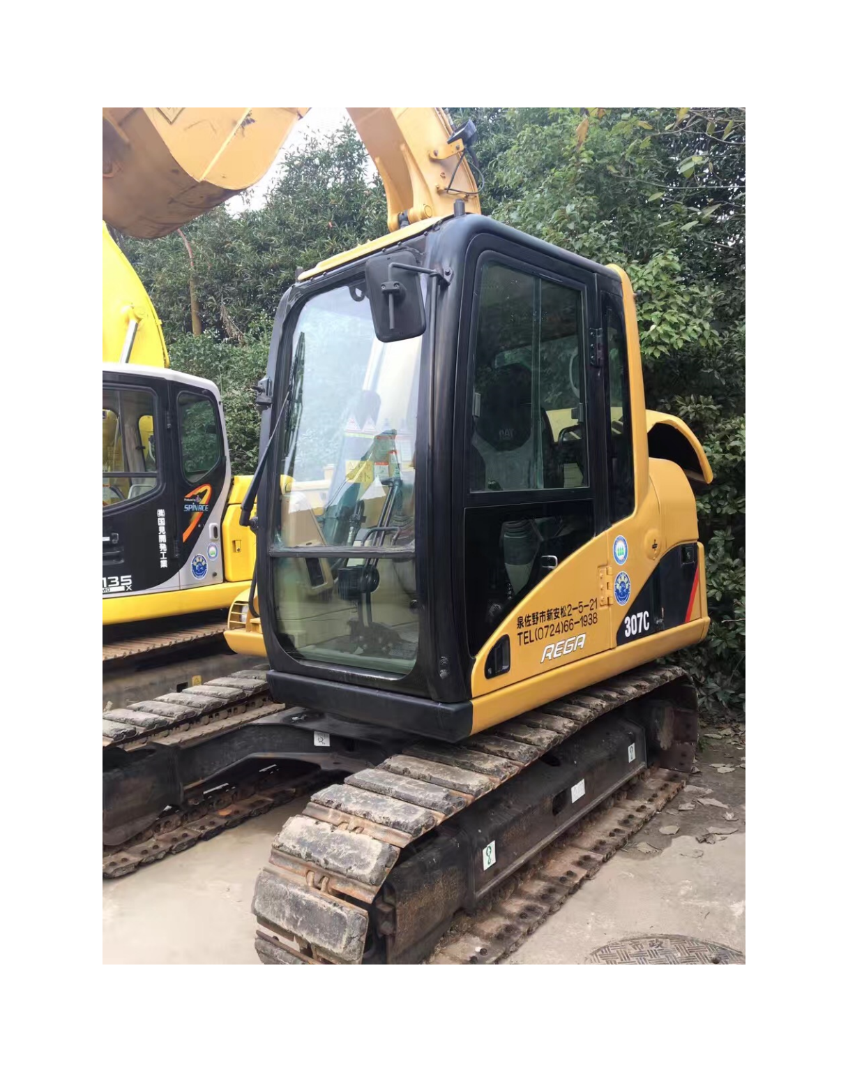 cat 307 small mini  used excavator caterpillar 307e 305.5 305.5e2