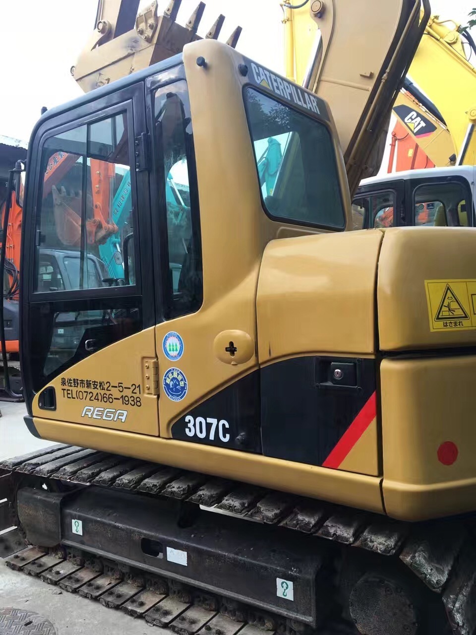 cat 307 small mini  used excavator caterpillar 307e 305.5 305.5e2