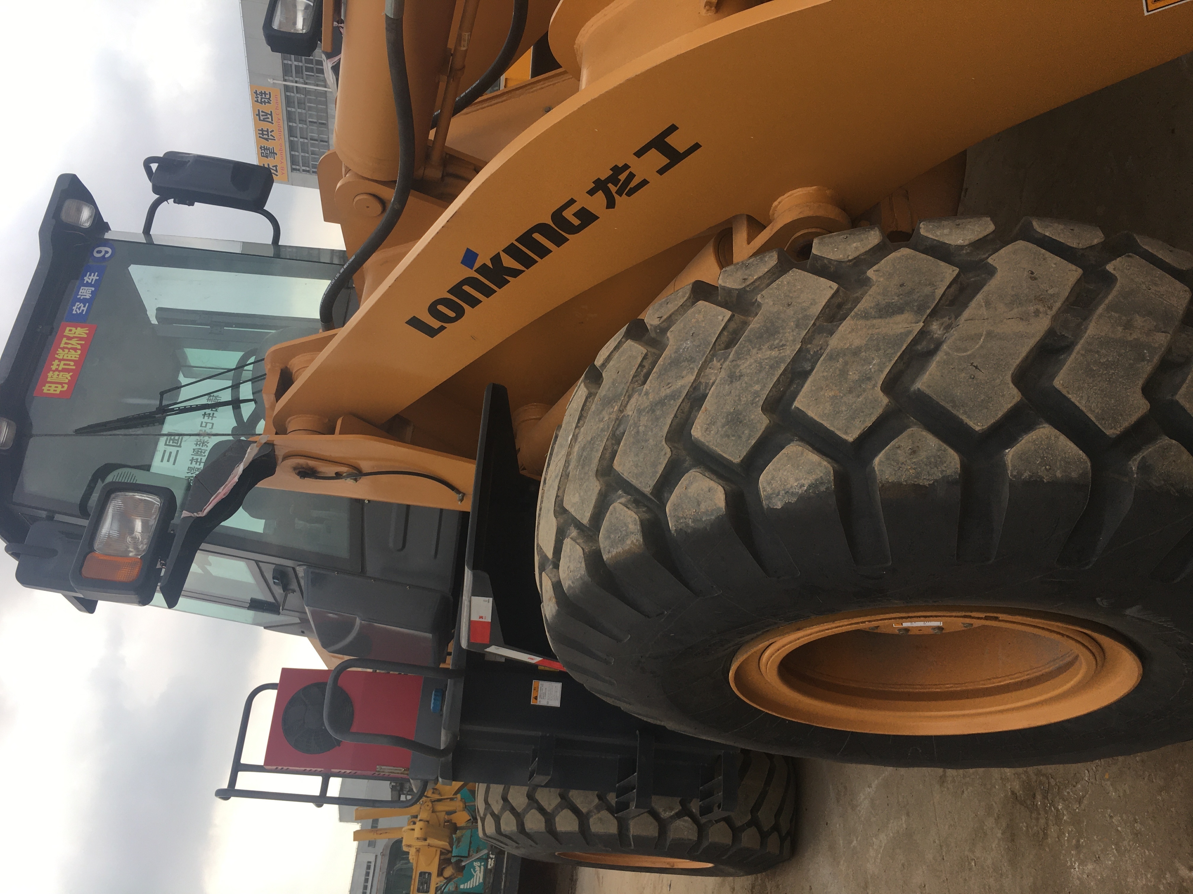 used wheel loader LONKING 5 ton front end wheel loader LG855N with 3 cubic meters bucket on sale