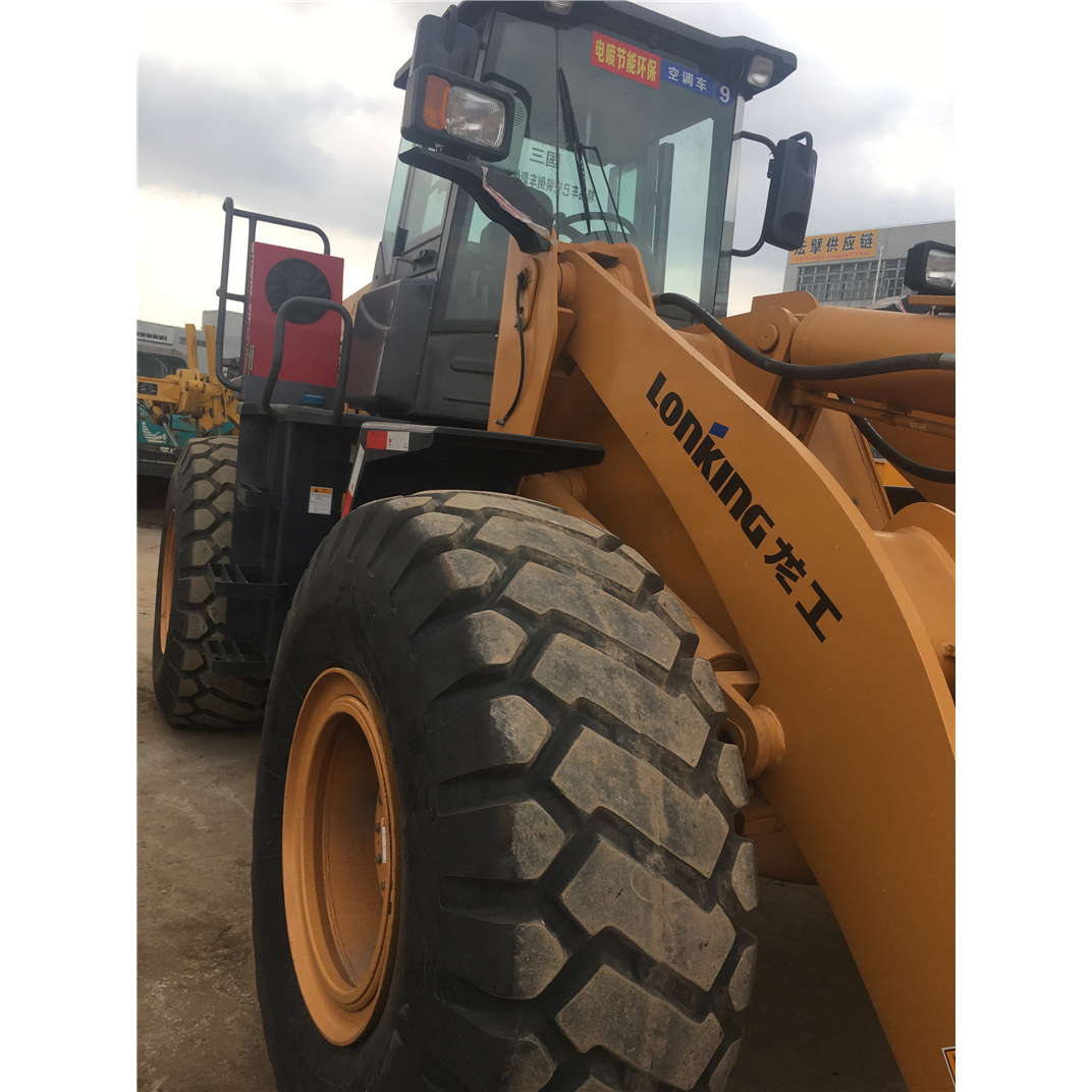 used wheel loader LONKING 5 ton front end wheel loader LG855N with 3 cubic meters bucket on sale