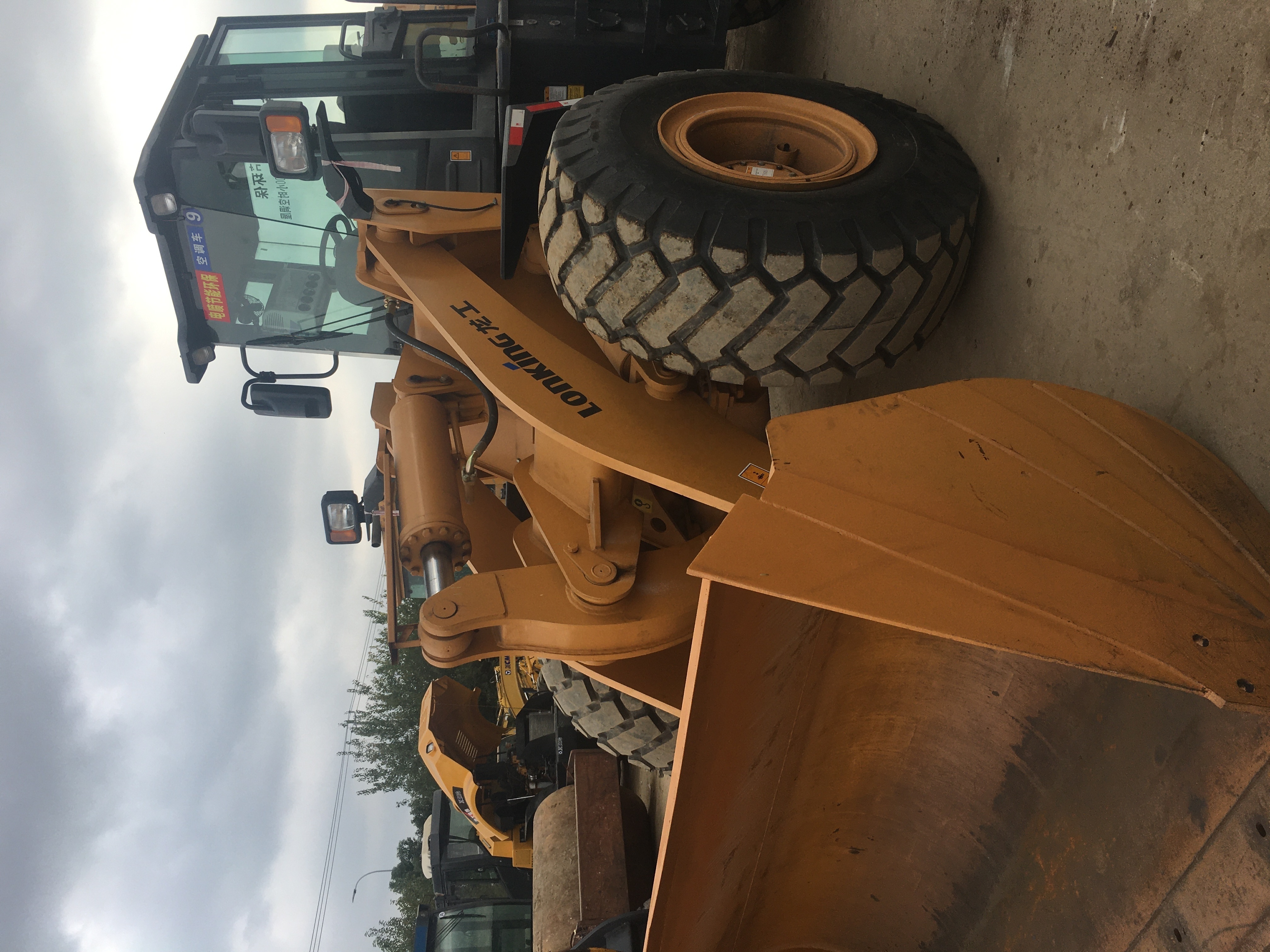 used wheel loader LONKING 5 ton front end wheel loader LG855N with 3 cubic meters bucket on sale