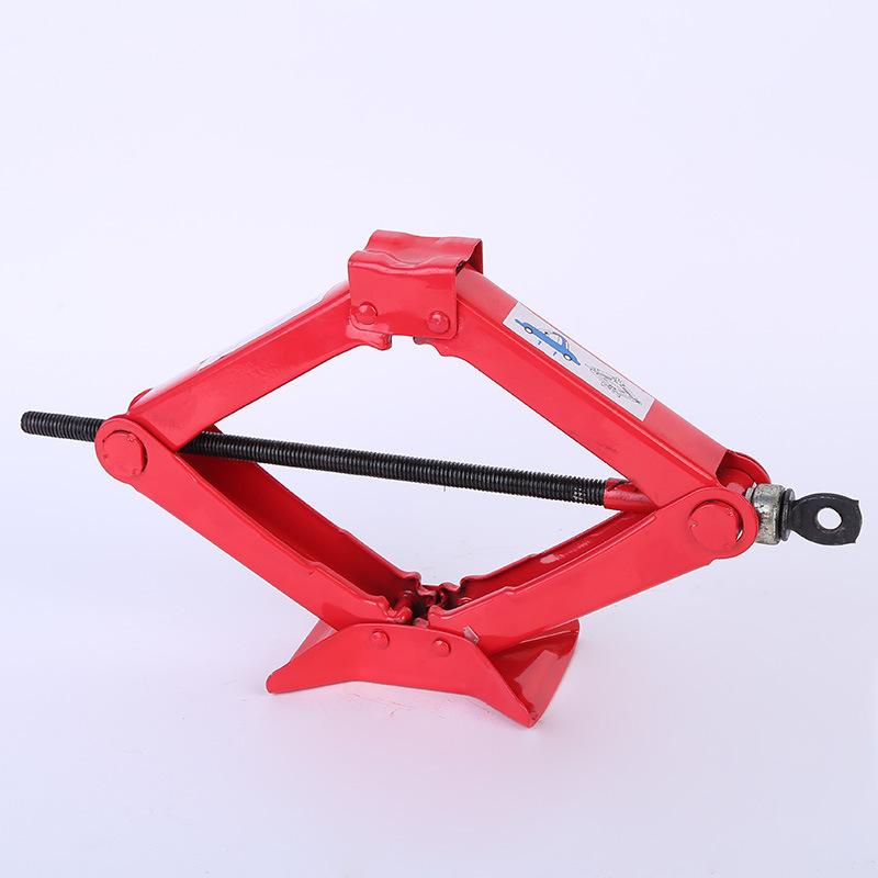 Portable Scissor Car Jack 1Ton Wind Up Motor Vehicle Repair Scissor Jack Manual Mechanical Scissor Jack For Car