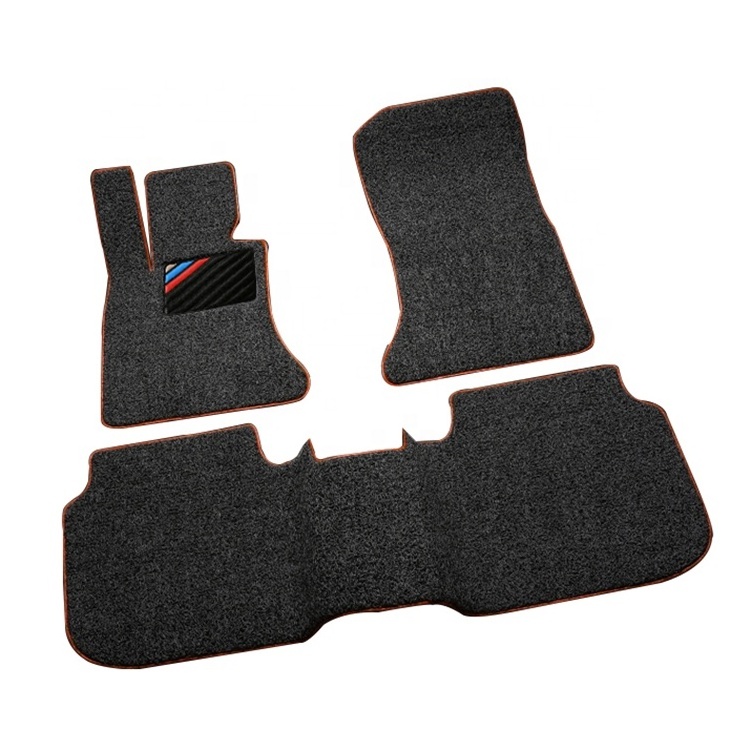 Can be washed, cheap factory PU leather PVC coil car floor mat