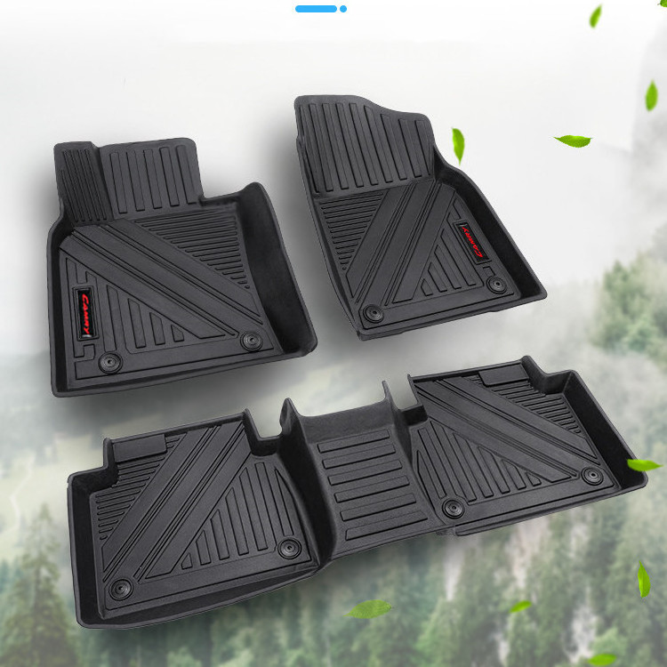 All weather Custom Fancy Durable TPE Waterproof 3d Car Floor Mats