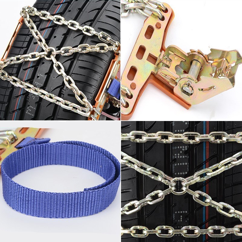 Universal Auto Tire Snow Chains Anti-Skip Belt Safe Driving Winter Tyres Wheels Snow Chains For SUV VAN Auto Accessories