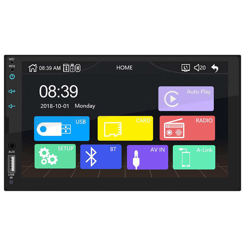 High Quality 7 Inch Car play Capacitive Touch Screen Universal Mp5 Autoradio 2 Din Gps Android car dvd player