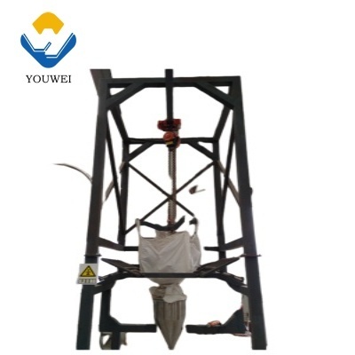 Manufactory customized Jumbo Bag Unloaded bag hopper opener Big Bag Unloading Station