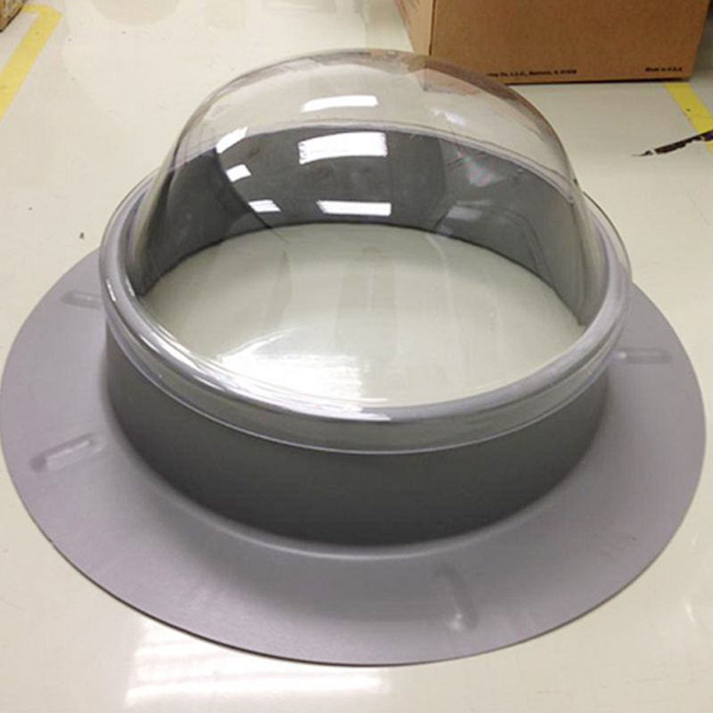 anti scratch anti high temperature PC solid polycarbonate dome skylight for outdoor use